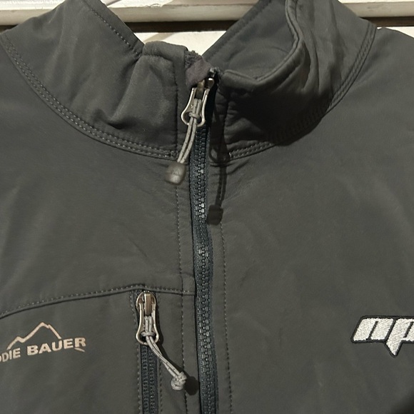 Eddie Bauer Jacket Mens Black Full Zip Soft-shell Size 2XL - Picture 2 of 7